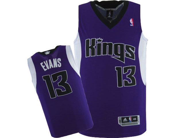 stylish Sacramento Kings Tyreke Evans Swingman Road Adidas Jerseys